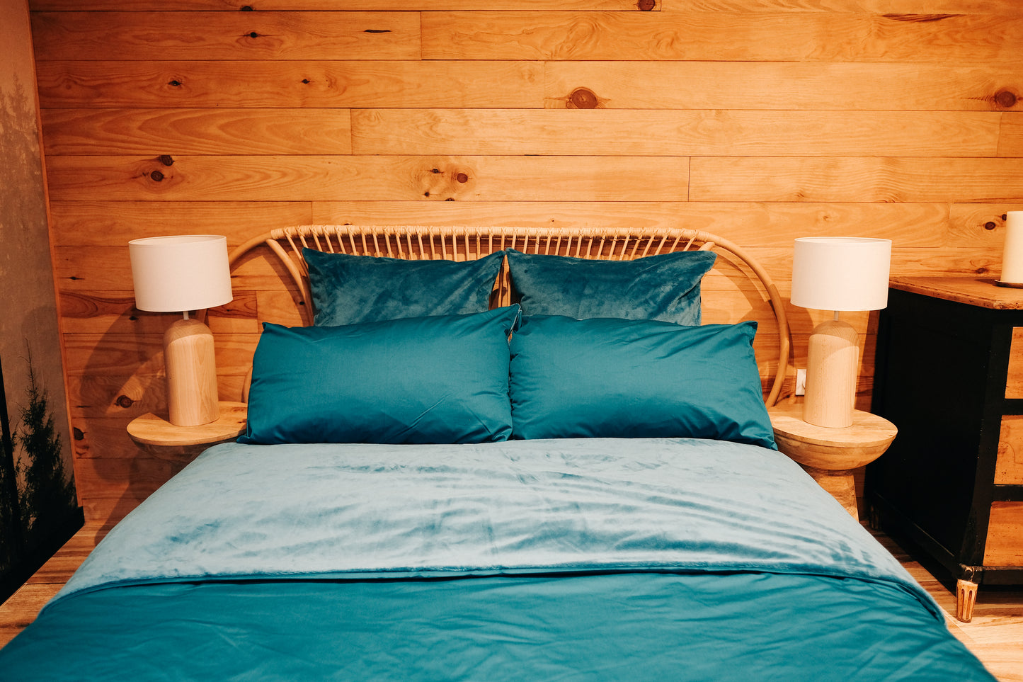 Parure de lit Bleu Calanque