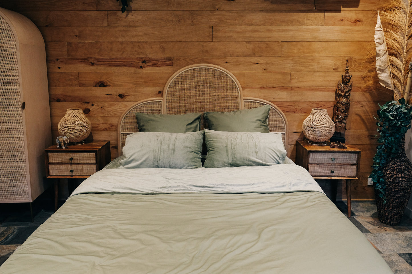 Parure de lit Feuille d'Olivier