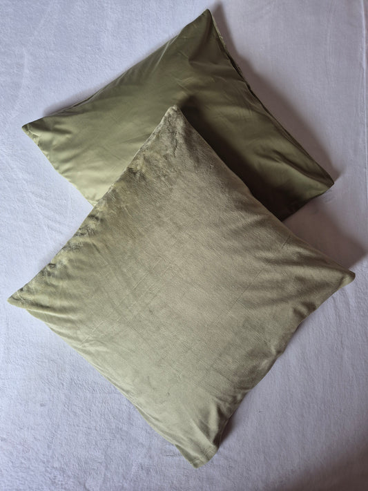 Taie d'oreillers à l'unité Feuille d'olivier